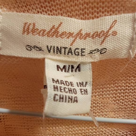 Weatherproof Vintage Hoodie Peach Size Medium - Picture 6 of 9